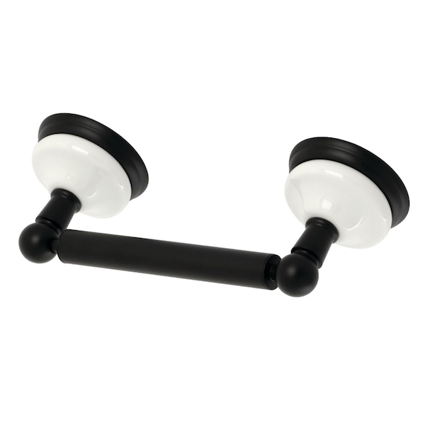 BA1118MB Victorian Toilet Paper Holder, Matte Black